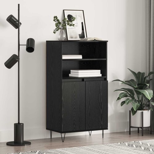  Highboard Crna 60 x 36 x 110 cm Konstruirano drvo Cijene