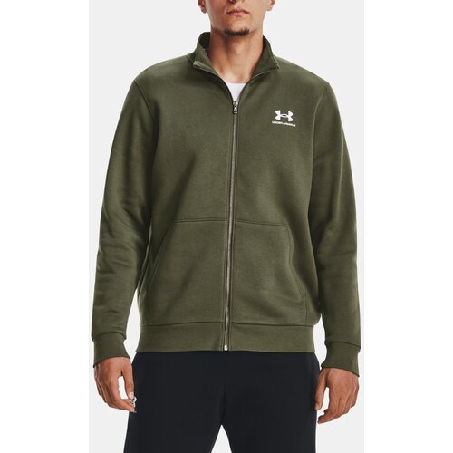Under Armour Jacket UA Essential Flc Track Jkt-GRN - Men's Cene