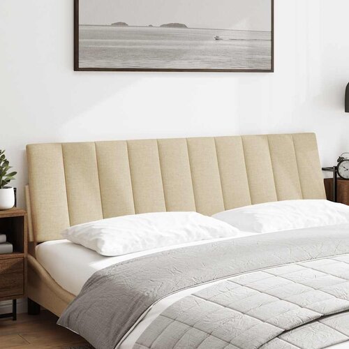 Maison Chic Posteljno vzglavje - Vzglavna omarica - Vzglavna stranica krem 180 cm blago, (21704255) Cene