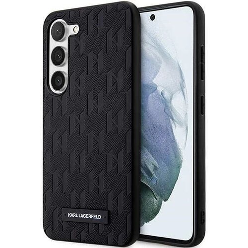 Karl Lagerfeld SAFFIANO MONO KOVINSKI LOGO OVITEK ZA SAMSUNG GALAXY S23+ ČRN, (21897417) Cene