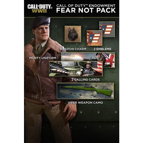 Steam CoD WWII Call of Duty Endowment Fear Not Pack Key GLOBAL Cene