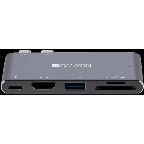 Canyon DS-5 Multiport Docking Station with 5 port with Thunderbolt 3 Dual type C male