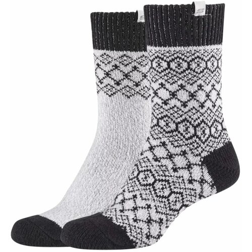 Skechers casual cozy jacquard 2ppk socks sk41047-9202 Slike