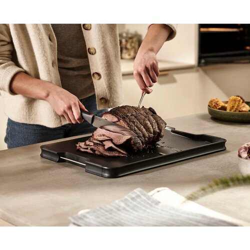 Shumee Cut&amp;amp;Carve Plus Multi-func.Black Chopping Board Slike
