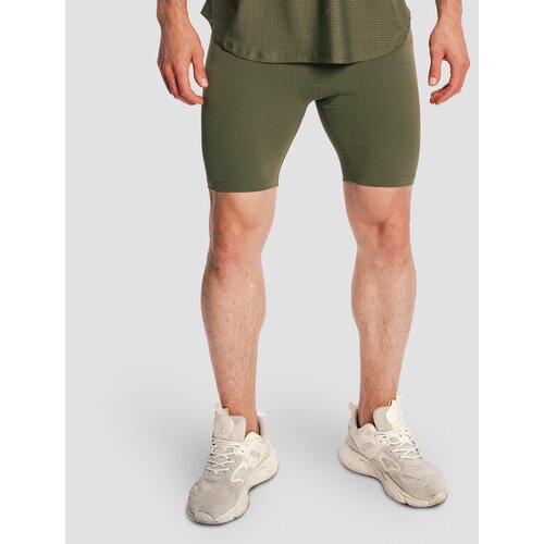 GymBeam Šorc Combat Olive Grey Cene
