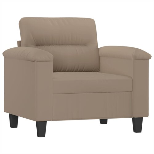 VidaXL Fotelj taupe 60 cm tkanina iz mikrovlaken, (20928830) Slike