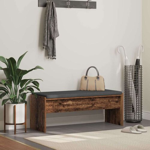  Klupa za hodnik s jastukom Staro drvo 100 x 38 x 46 cm Cijene