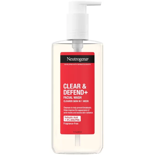 Neutrogena Clear & Defend+, čistilni gel za obraz