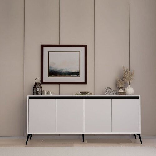 Hanah home Konzolni sto Helen 1600-60, 180x80x37,3 cm, Bijela Cene