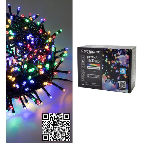 Lampice LED 180 Multicolor Slike