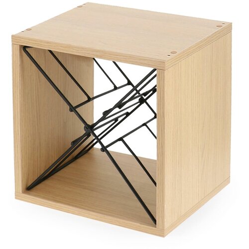 Compactor Držalo za vino v jesenovem dekorju v naravni barvi &amp;scaron;tevilo steklenic 12 36,5x36x29 cm Macon &amp;ndash; Slike