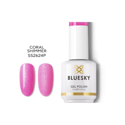  BLUESKY TRAJNI LAK CORAL SHIMMER 15ML Cene