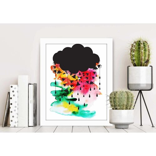 Wallity BCT-018 multicolor decorative framed mdf painting Slike