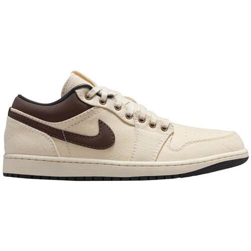 Nike Nizke superge Jordan 1 Low Premium Pale Ivory Off Noir Baroque Brown Bež Slike