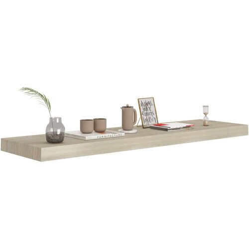 vidaXL plutajuće zidne police 4 kom boja hrasta 90 x 23,5 x 3,8 cm MDF Cene