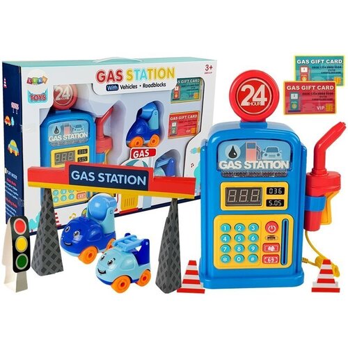 Lean_Toys Bencinska črpalka z avtomobili, lučmi, zvokom Cene