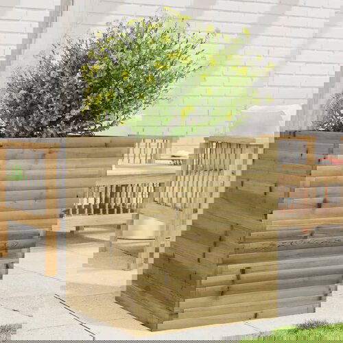 VidaXL Vrtna sadilica 60x60x68 5 cm od impregnirane borovine Slike