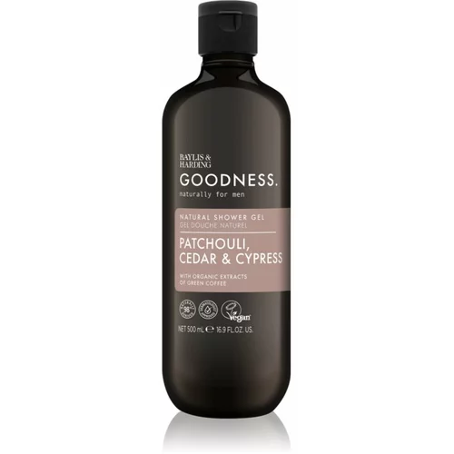 Baylis & Harding Goodness Patchouli, Cedar & Cypress gel za tuširanje za muškarce 500 ml