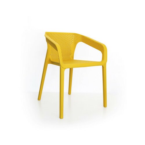 Plastična stolica STOP žuta Slike