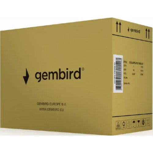 Gembird EG-UPS-PS2000-02 2000VA (1600W) pure sine wave UPS, LCD display, 2xSchuko + 3xC13 USB Cene