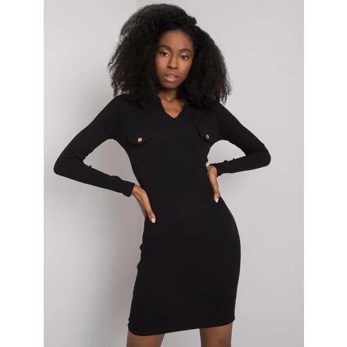 RUE PARIS Dress-RV-SK-7435.38-black