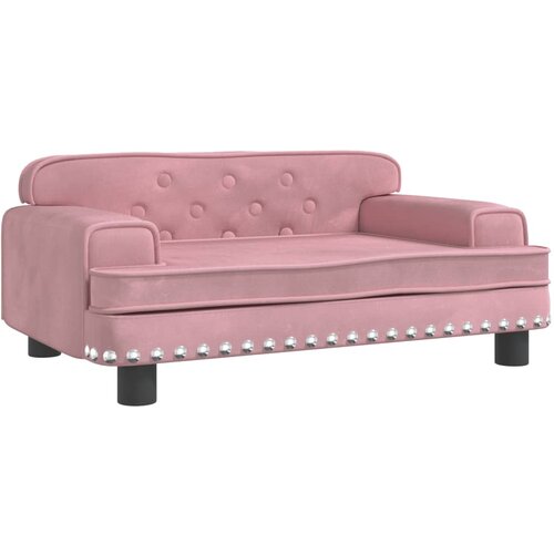 Maison Chic Otroški kavč - Otroški divan - Otroški sedež roza 70x45x30 cm žamet, (21729578) Cene