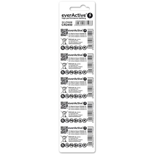 EverActive Lithium battery mini CR2450 5 pcs. Cijene