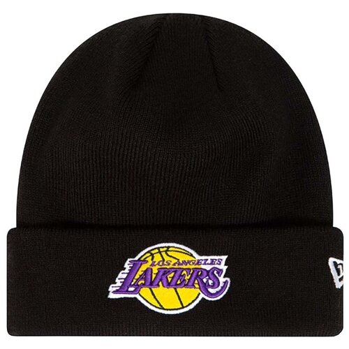 New Era Essential Cuff Beanie Los Angeles Lakers Hat Crna Slike