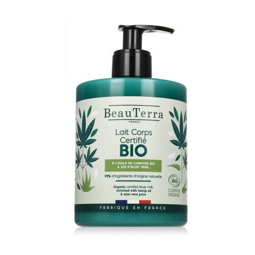 BeauTerra Bio Hemp and Aloe Vera Body Milk losion za tijelo 500 ml unisex Slike