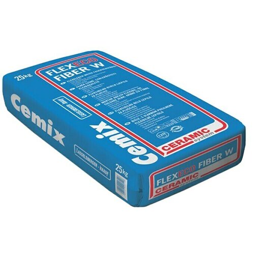 Cemix Fleksibilno ljepilo za počice Flex ECO Fiber W (Bijela, 25 kg) Slike
