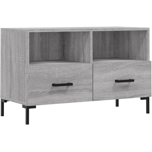 Maison Chic TV omarica - TV enota - Televizijska omarica siva sonoma 80x36x50 cm inženirski les, (21699278) Slike
