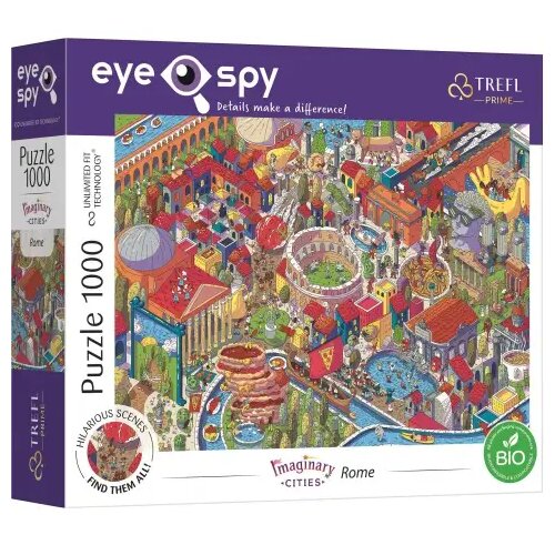 Trefl Imaginary Cities: Rim UFT Puzzle od 1000 dijelova - Slike