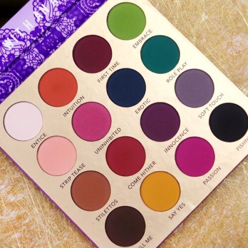 Rude Cosmetics paleta mat senki za oči lingerie collection - wild nights Slike