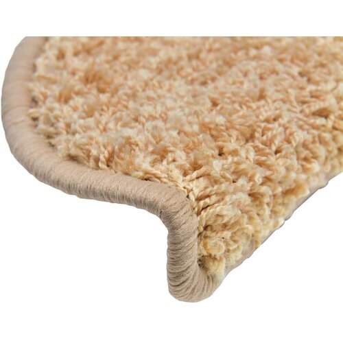  Tepisi za stepenice 15 kom krem 65 x 21 x 4 cm Slike