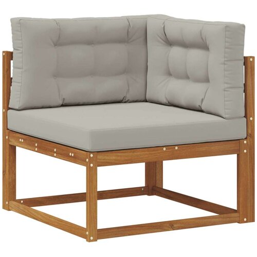  Set vanjskih sofa Prirodna i svijetlo siva Slike