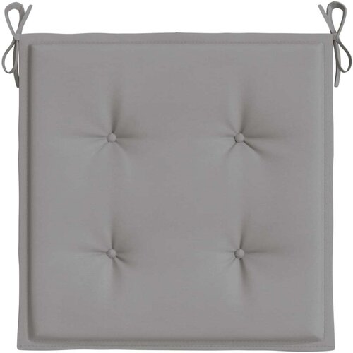 VidaXL jastuci za vrtne stolice 6 kom sivi 50 x 50 x 3 cm od tkanine Slike