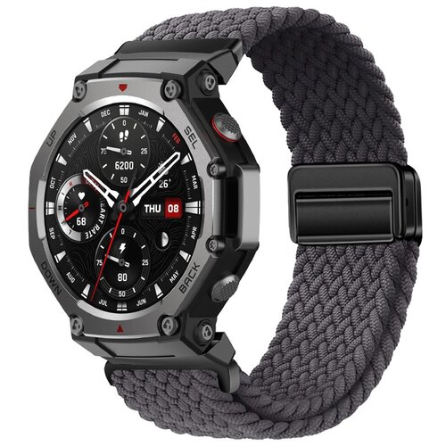 INF Združljiv z Amazfit T-Rex 3 - Elastičen pleten magnetni pa&scaron;ček za uro Grey, (5000080010) Cene