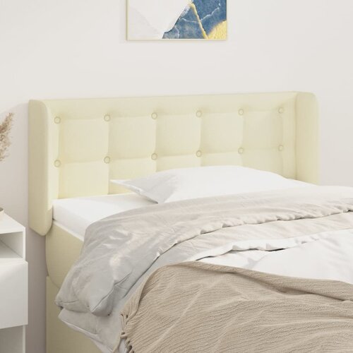  Uzglavlje s u&scaron;ima krem 103x16x78/88 cm od od umjetne kože Cijene
