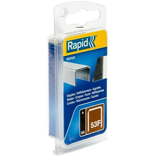 Rapid Pritrdilna sponka 53F/6 (Globina spenjanja: 6 mm, Jeklo, 970 kos, Širina: 1,3 mm) Cene