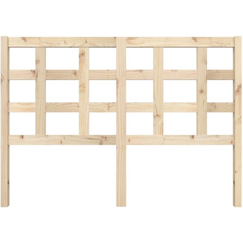  Uzglavlje za krevet 140,5 x 4 x 100 cm od masivne borovine Slike