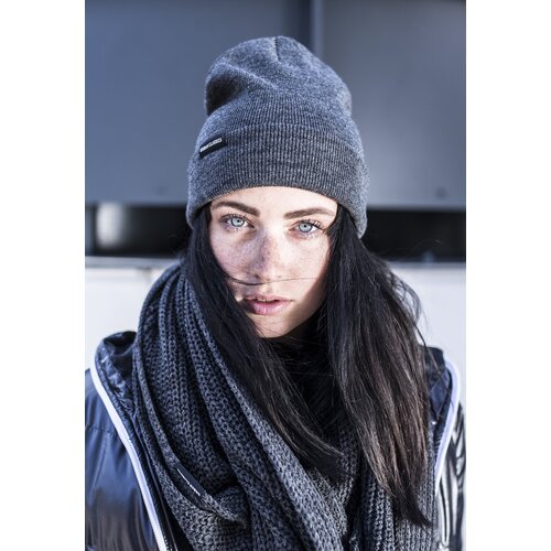 Urban Classics Basic Flap Beanie - Dark Grey Slike
