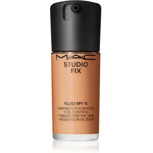 MAC Cosmetics Studio Fix Fluid SPF 15 24HR Matte Foundation + Oil Control matirajoči tekoči puder SPF 15 odtenek NC44.5 30 ml