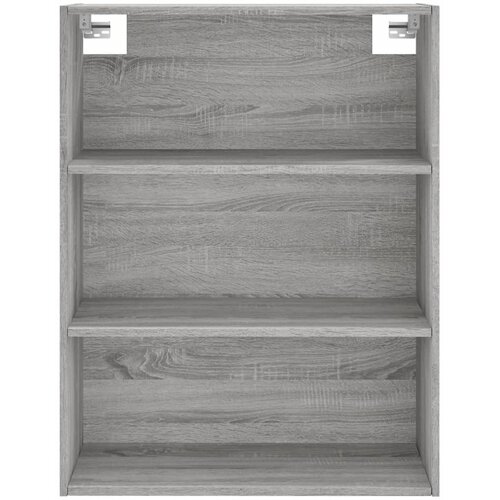  Visoka komoda siva sonome 69,5x34x180 cm od konstruiranog drva Slike