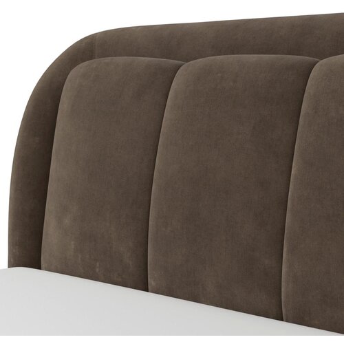 Bessagi Home Oblazinjena Postelja Anton, Rjava, 160x200 Slike