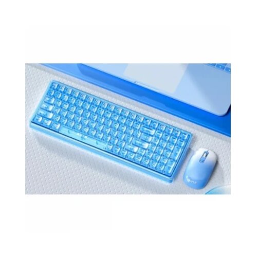 Aula tastatura i miš AC210 blue combo, 2.4G Slike