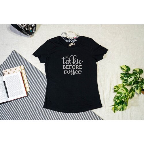 NO talkie - Strukirana majica Crna 2XL Cene