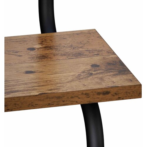  Polica sa 4 nivoa Staro drvo 60 x 24,5 x 104 cm Slike