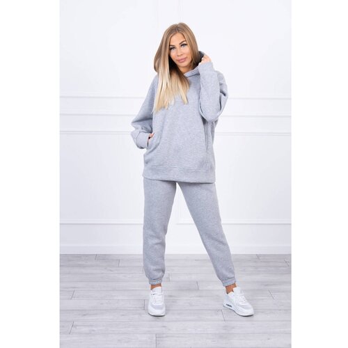 Kesi Insulated set with hoodie gray Slike