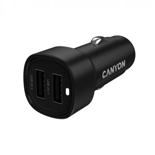 Canyon car charger OnDrive 24 24W 2xUSB-A Black Cijene