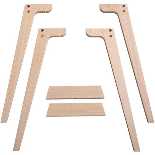 Oliver Furniture® dodatne noge za pisalno mizo (72,6 cm) oak Cene